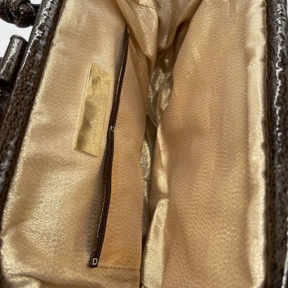 Loeffler Randall Pebbled Patent Doctor Satchel Bag
